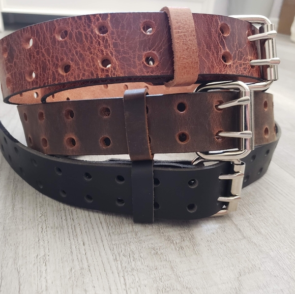 Custom Leather Hole Belt - Picture 5 of 8